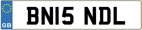 Truck License Plate